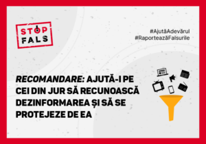 Cum poți contribui la combaterea dezinformării