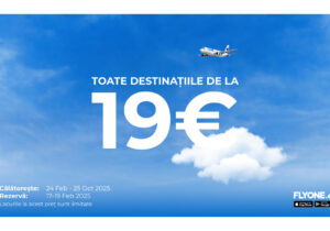 19 Euro pentru toate zborurile FLYONE